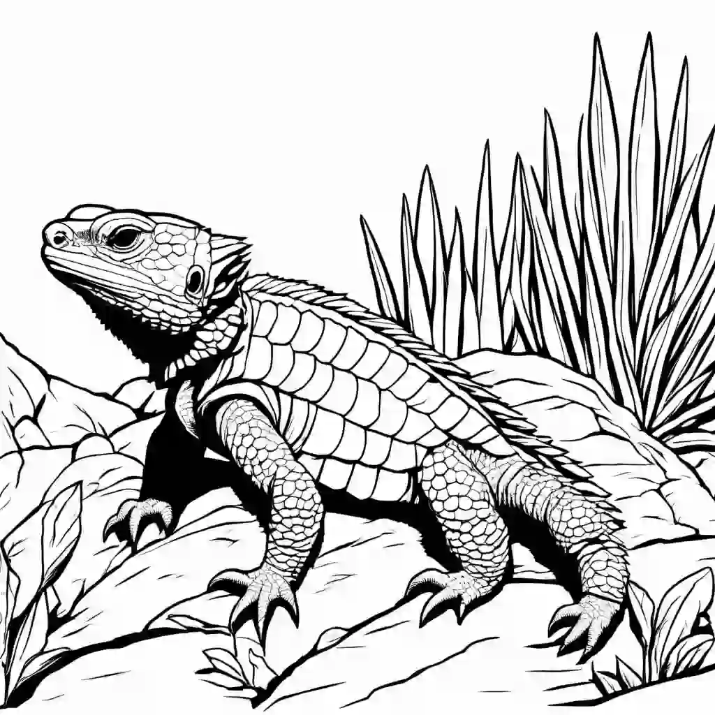 Uromastyx coloring pages